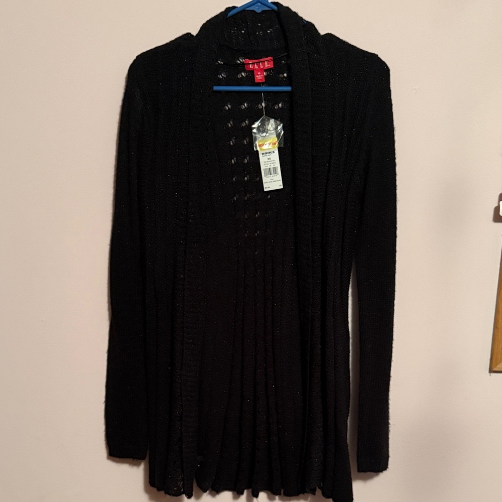 Elle Classic Black Cardigan
